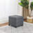 Felixstowe Storage Ottoman Script Fabric With Casters