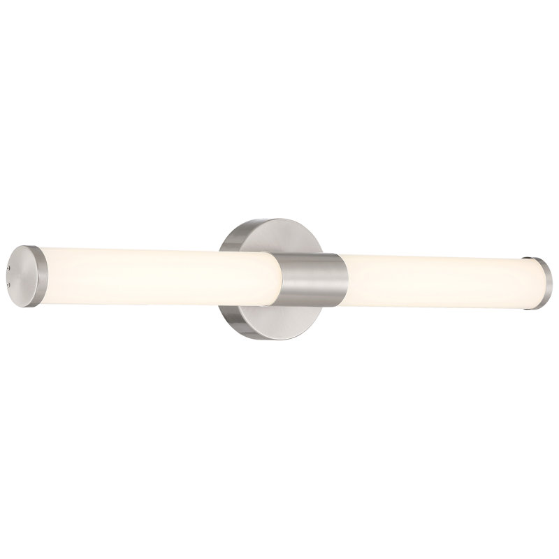 Cummine Dimmable LED Vanity Light, Brushed Steel