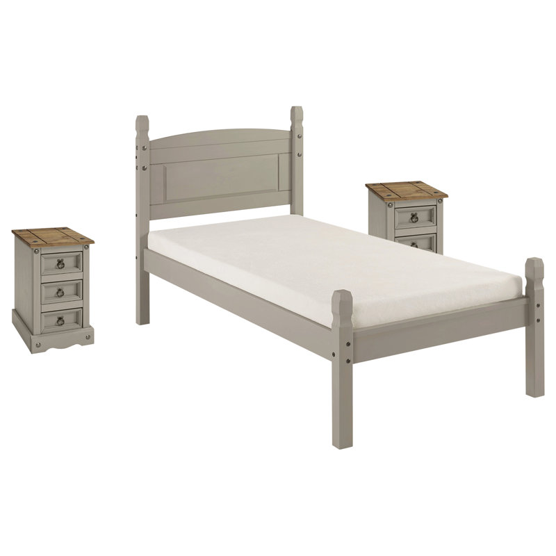 Palmea Solid Wood Piece Bedroom Set
