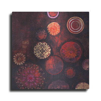 Red Barrel Studio® 'Rouge' by Design Fabrikken, Metal Wall Art