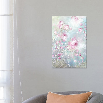Pink Whisper 1 Piece Wrapped Canvas Painting