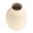 Neutral Textured 9" Ceramic Vase Contemporary Ivory Bulbous