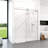 56"-60"W X 72"H Frameless Single Sliding Shower Door – 5/16" (8Mm) Clear Tempered Glass-116077755