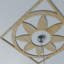 Médaillon de plafond en bois ajouré 16 po x H 5 po x P 5 po x H 3/8 po-63412086-63412059
