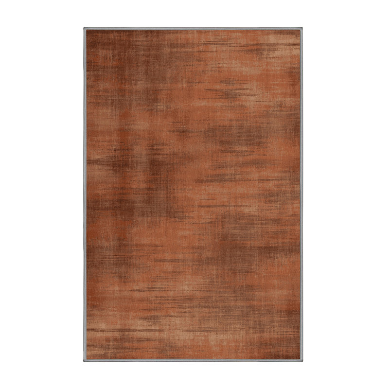 Tapis abstrait lavable à la machine, Rectangulaire 7 pi x 10 pi