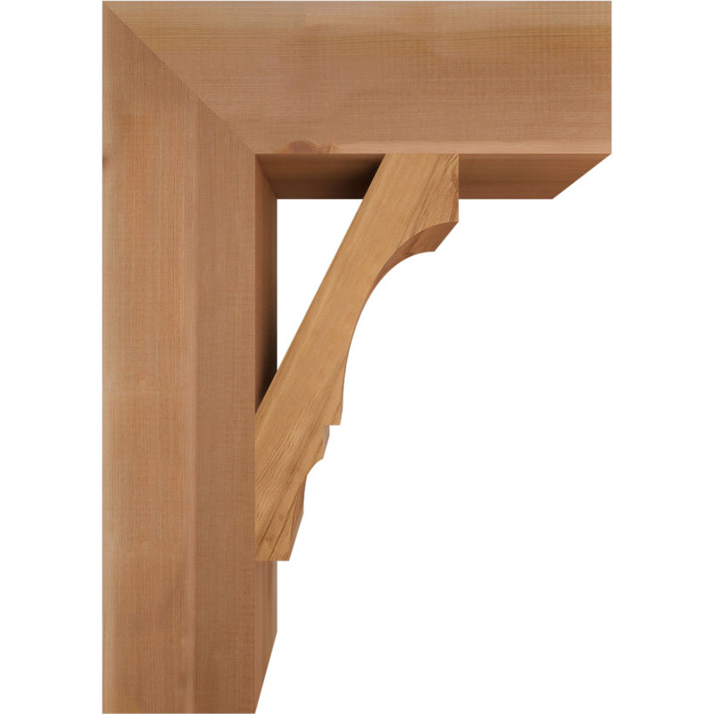 Support de bloc Balboa, Cèdre rouge de l'Ouest lisse, L 5 1/2 po x P 20 po x H 28 po