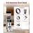 Tuni G2 Conical Burr Coffee Grinder, 70 Grind Settings Anti-static Burr Mill, Precision Electronic Timer and LED Touchscreen for Espresso/Drip/Cold Brew/French Press, Stainless Steel-122494778