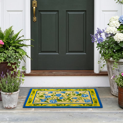 Morning Glory Outdoor Doormat