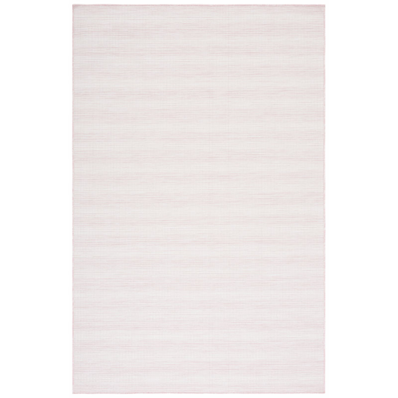 Tressler Light Pink Area Indoor/Outdoor Area Rug, Rectangle 9' x 12'