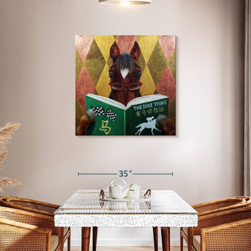 Crowle Wise Bet, 36" H x 36" W