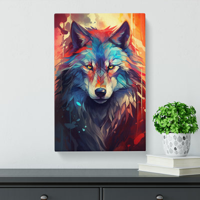 Wolf Futurism - Wrapped Canvas