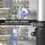 HOMCOM Bike Repair Stand, Max Load 40kg, Foldable, Height Adjustable