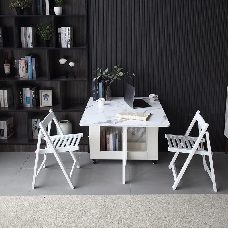 60.2'' L x 28'' H Manufactured Wood Dining Table