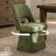 Chaise pivotante en chenille - dossier ouvert moderne, rotation à 360 ° - (ensemble de 4)-125963140-125963142