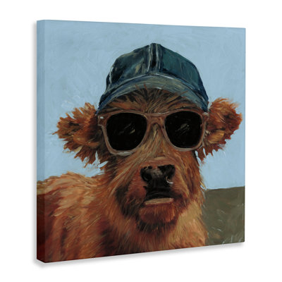 Vache en toile de casquette de baseball, design par Wani Pasion