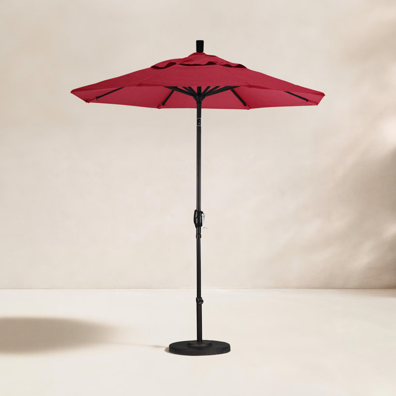 Parasol de marché 7,5 pi Hoffmann, Rouge - Pacifica
