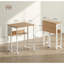 Bureau pliable avec sac de rangement, tablette et roulettes pour petits espaces, bureau à domicile-126443682