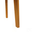 Table d'appoint ronde d'extérieur en acacia, table
