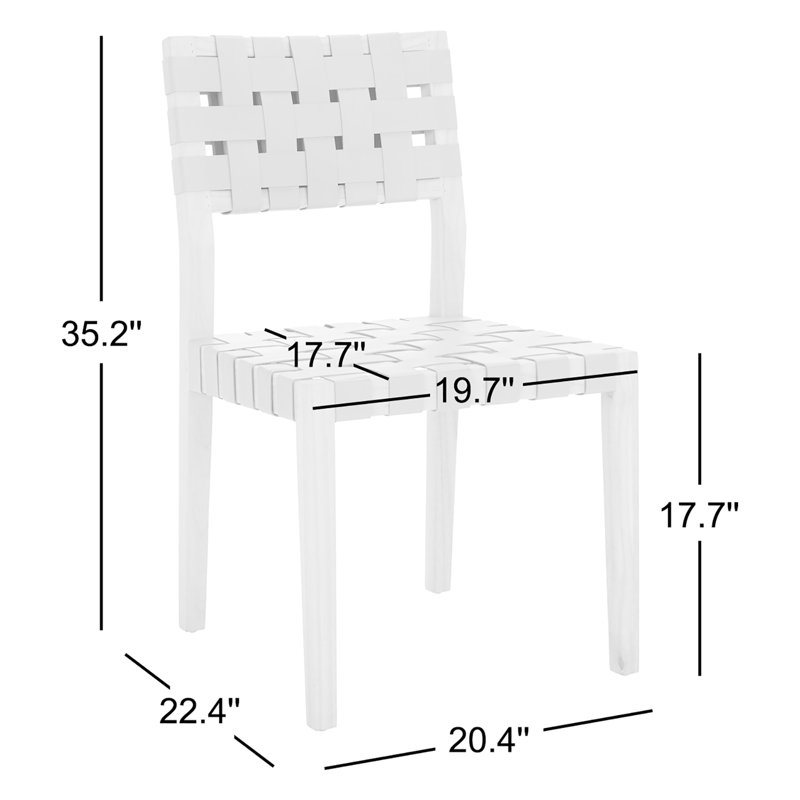 Chaise de salle à manger Ardell, Noyer