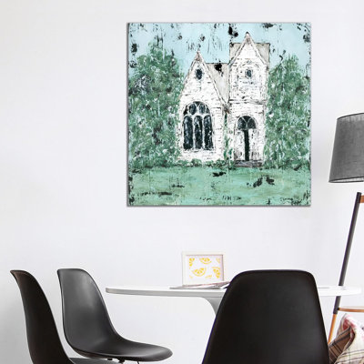 Country Church by Ashley Bradley - Wrapped Canvas Print