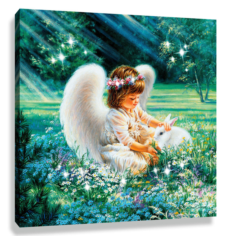 «An Angel's Care», imprimé Pizazz avec cristaux éblouissants