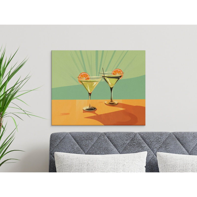 Poche Wrapped Canvas Print Set, 20x10