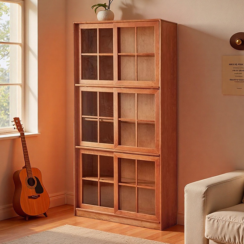 Bibliothèque de rangement populaire de style américain, (6 tablettes) H 78,74 po x l 39,37 po x P 13,78 po