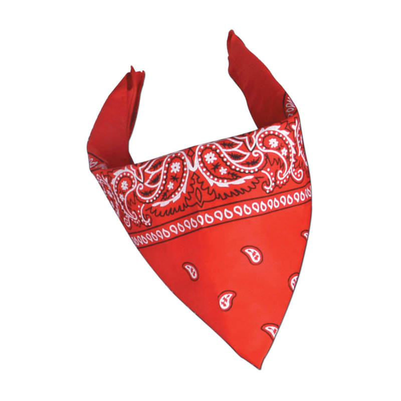 Bandana rouge - paquet de 12