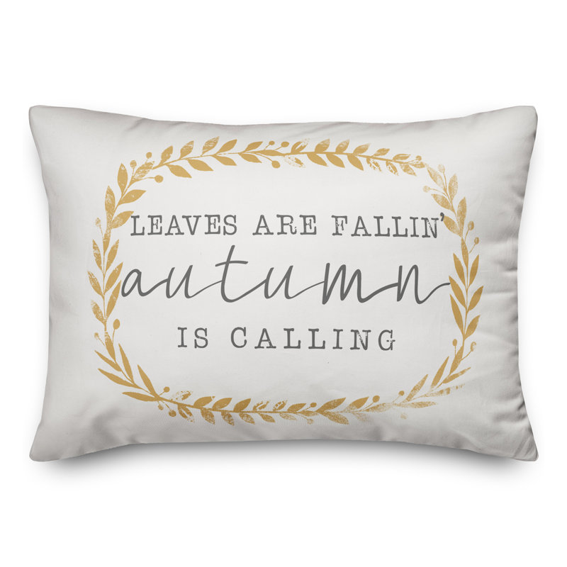  Coussin lombaire Leaves Are Falling