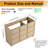 Yarnor 48'' Freestanding Single Bathroom Vanity Base Only