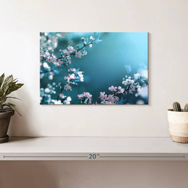 Harnek délicates fleurs printanières, H 8 po x l 12 po