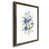 Papier, cadre noyer