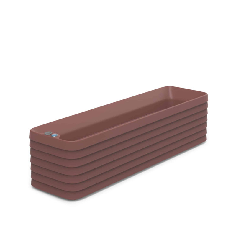 Boîte à fleurs Slat TruDrop, H 12 po x l 47 po x P 13 po, Vert