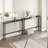 78.7" Console Table With Charging Station Skinny Behind Couch Table-399472698