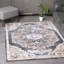 Tapis oriental bleu / beige / orange Ketrick-1042500099