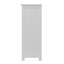 Armoire de rangement blanche pour salle de bain, armoire autoportante avec tiroirs