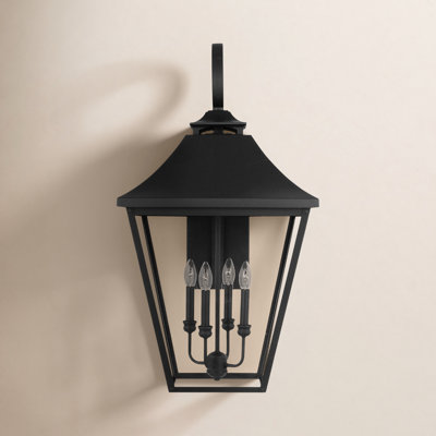 Nael 4 Light Empire Outdoor Stainless Steel Wall Light