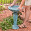  Espino Grecian Freestanding Fiberglass Reinforced Concrete Outdoor Birdbath-1064756561