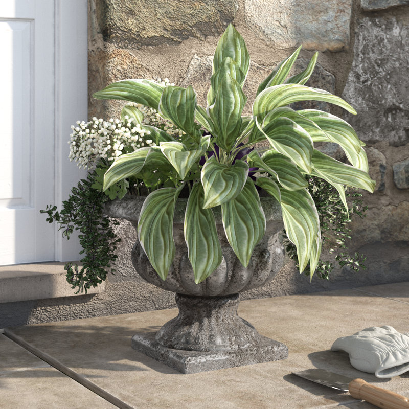 Susette Handmade Urn Planter | Natural Fiber Clay