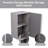 Premium Garage Modular Storage Wall Cabinet, Soft-Close Door, Integrated Handles, Heavy Duty Plywood Box Construction, Tool and Equipment Organizer, 18 inch