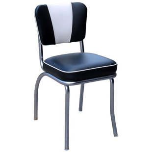 Retro Home Upholstered 'V' Back Dining Chair