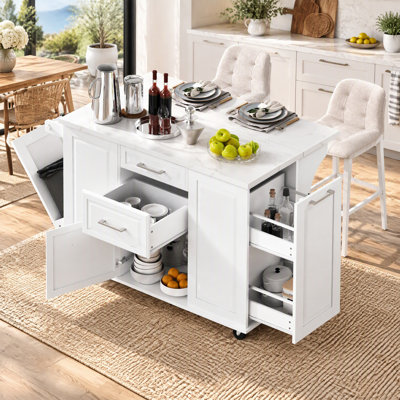 Îlot de cuisine extérieur, station de préparation en bois de sapin avec plateau en acier inoxydable, armoire de rangement, tiroir, tablettes ouvertes, porte-serviettes et roues verrouillables
