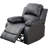 Azuredee 38.5" Wide Black Faux Leather Manual Standard Recliner ArmChair-109745160