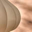 Teardrop Fabric Pendant Light - Natural-589599478