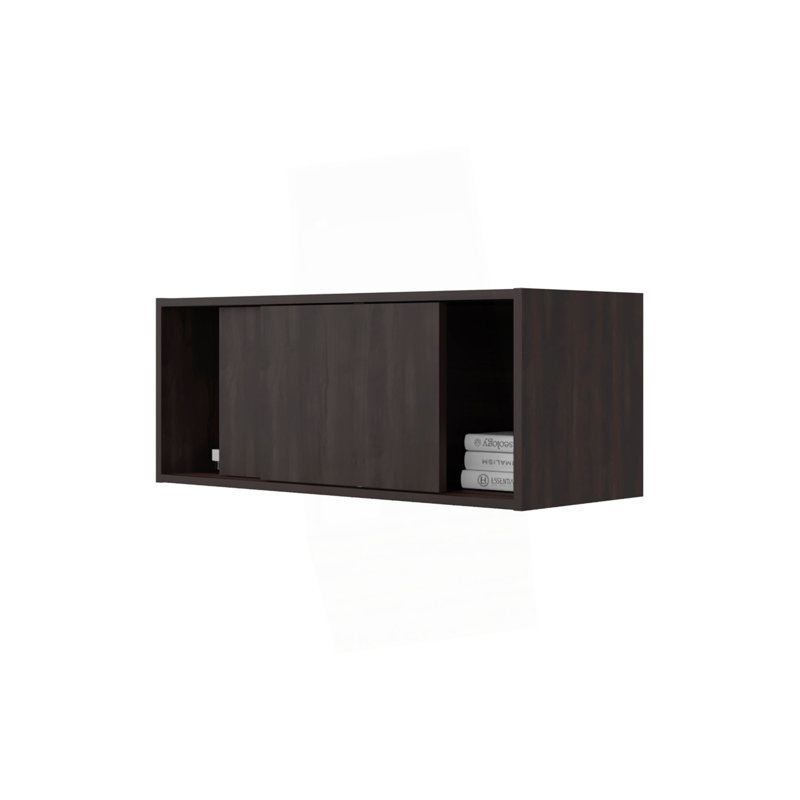 Armoire de rangement murale, Noyer