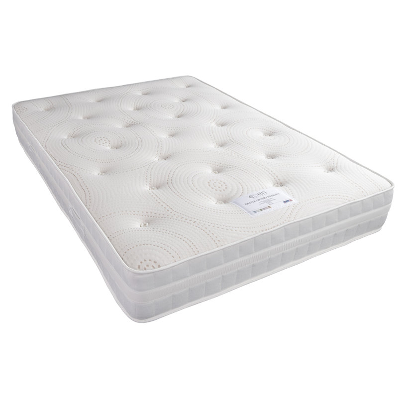 Brandy Small Double 4Ft Olivia Hybrid Memory Foam And Open Coil Mattress, Small Double (4')