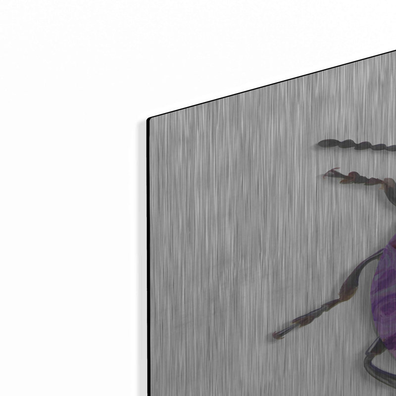 "Camouflage mauve" par Kamdon Kreations, H 36 po x l 24 po