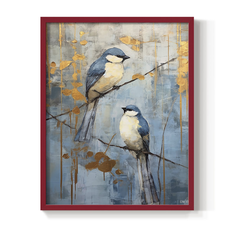 "ANIMALS Series Dxv", H 11 po x l 9 po, Rouge