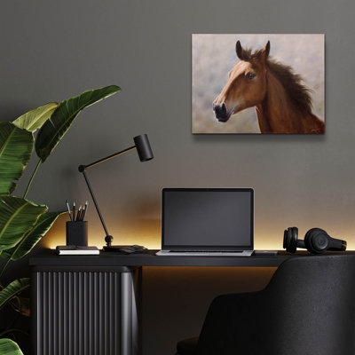 Epic Art 'Horse Thoughts' By John Silver, Acrylic " Horse Thoughts " by John Silver