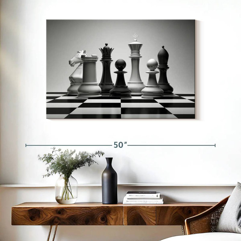Senne Virtual Chess, 26" H x 39" W